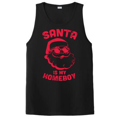 Santa Is My Homeboy Christmas PosiCharge Competitor Tank