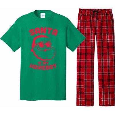 Santa Is My Homeboy Christmas Pajama Set