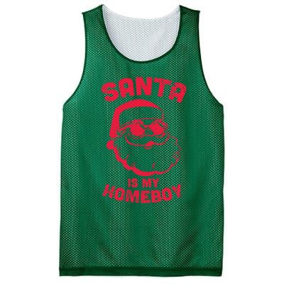 Santa Is My Homeboy Christmas Mesh Reversible Basketball Jersey Tank