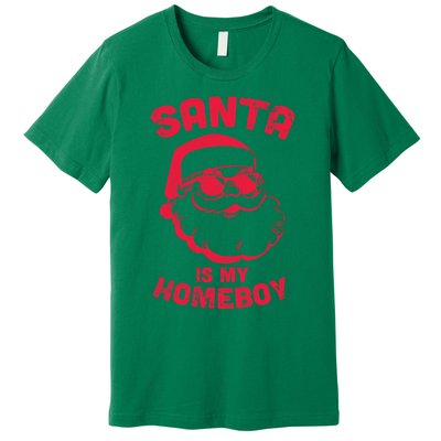 Santa Is My Homeboy Christmas Premium T-Shirt