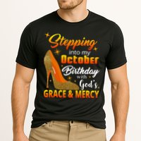 Stepping Into My October Birthday With God's Grace And Mercy Performance Shirt