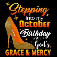 Stepping Into My October Birthday With God's Grace And Mercy 16 in Basic Backpack
