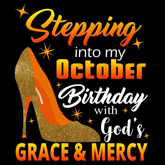 Stepping Into My October Birthday With God's Grace And Mercy 16 in Basic Backpack