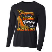 Stepping Into My October Birthday With God's Grace And Mercy Cooling Performance Long Sleeve Crew
