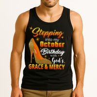 Stepping Into My October Birthday With God's Grace And Mercy Tank Top
