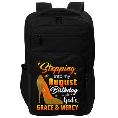 Stepping Into My August Birthday With God's Grace And Mercy Impact Tech Backpack