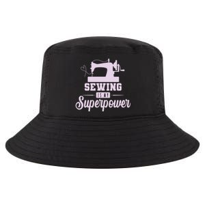 Sewing Is My Superpower Gift Cool Comfort Performance Bucket Hat