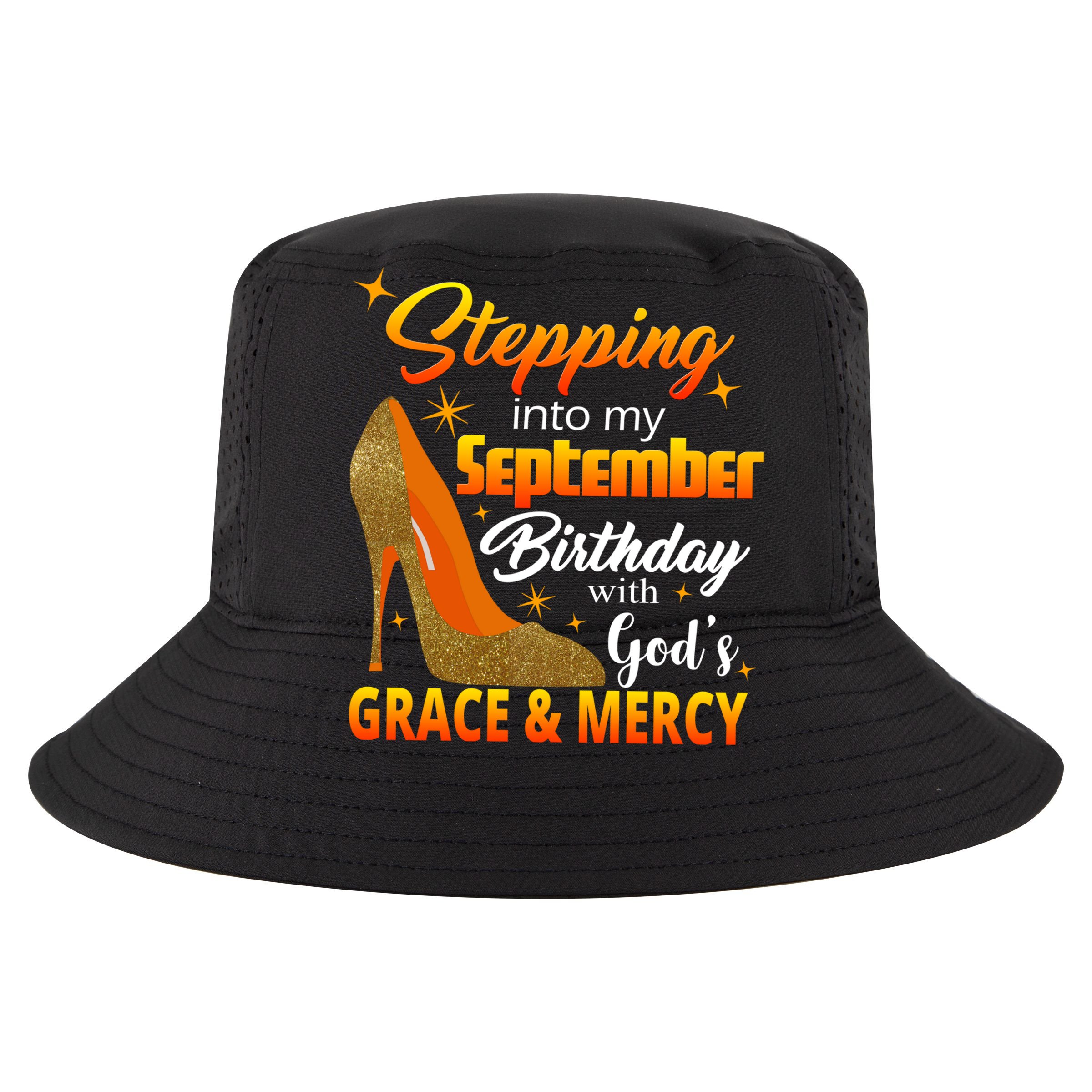 Stepping Into My September Birthday With God's Grace And Mercy Cooling Performance Crew T-Shirt