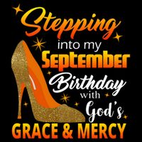 Stepping Into My September Birthday With God's Grace And Mercy 16 in Basic Backpack