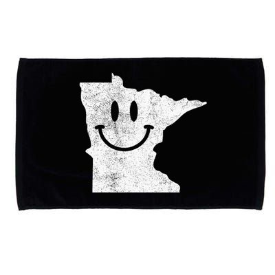 Smiling In Mn – Funny Minnesota Happy Face Microfiber Hand Towel