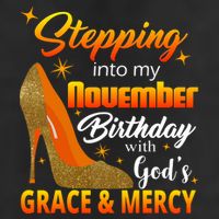 Stepping Into My November Birthday With God's Grace And Mercy 15oz Campfire Ceramic Mug