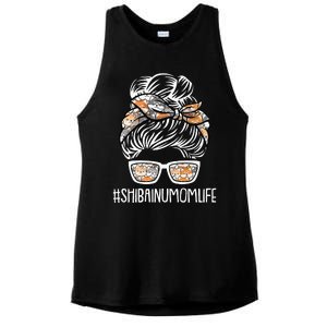 Shiba Inu Mom Life Mothers Day Cute Dog Puppy Pet Owner Mama Ladies PosiCharge Tri-Blend Wicking Tank