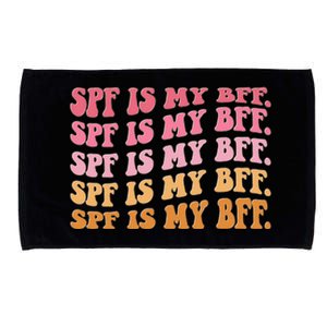 SPF Is My BFF Dermatology Dermatologist Sunscreen Skincare Microfiber Hand Towel