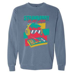 Strawberry Is My Jam Garment-Dyed Sweatshirt