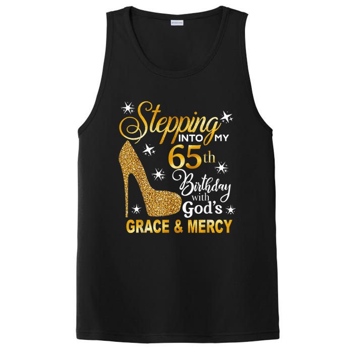 Stepping into my 65th birthday with God's grace & Mercy PosiCharge Competitor Tank