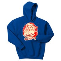 Santa Is My Homeboy Retro Vintage Santa Claus Gift Kids Hoodie