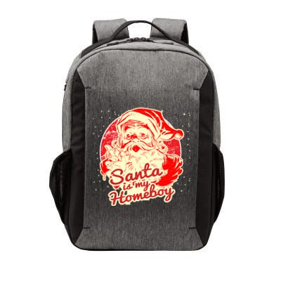 Santa Is My Homeboy Retro Vintage Santa Claus Gift Vector Backpack