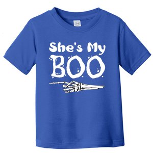 She Is My Boo Cute Matching Couple Halloween Costume Great Gift Toddler T-Shirt