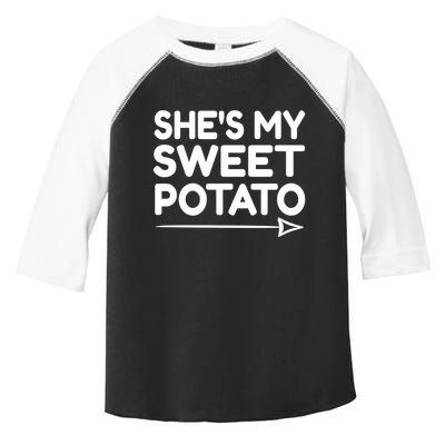 She Is My Sweet Potato Funny I Yam Funny Gift Sweet Potato Lover Meaningful Gift Toddler Fine Jersey T-Shirt