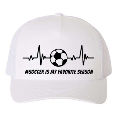 Soccer Is My Favorite Season Yupoong Adult 5-Panel Trucker Hat