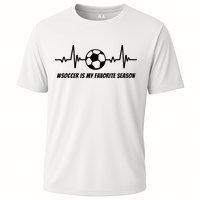 Soccer Is My Favorite Season Cooling Performance Crew T-Shirt