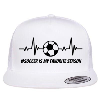 Soccer Is My Favorite Season Flatbill Hat