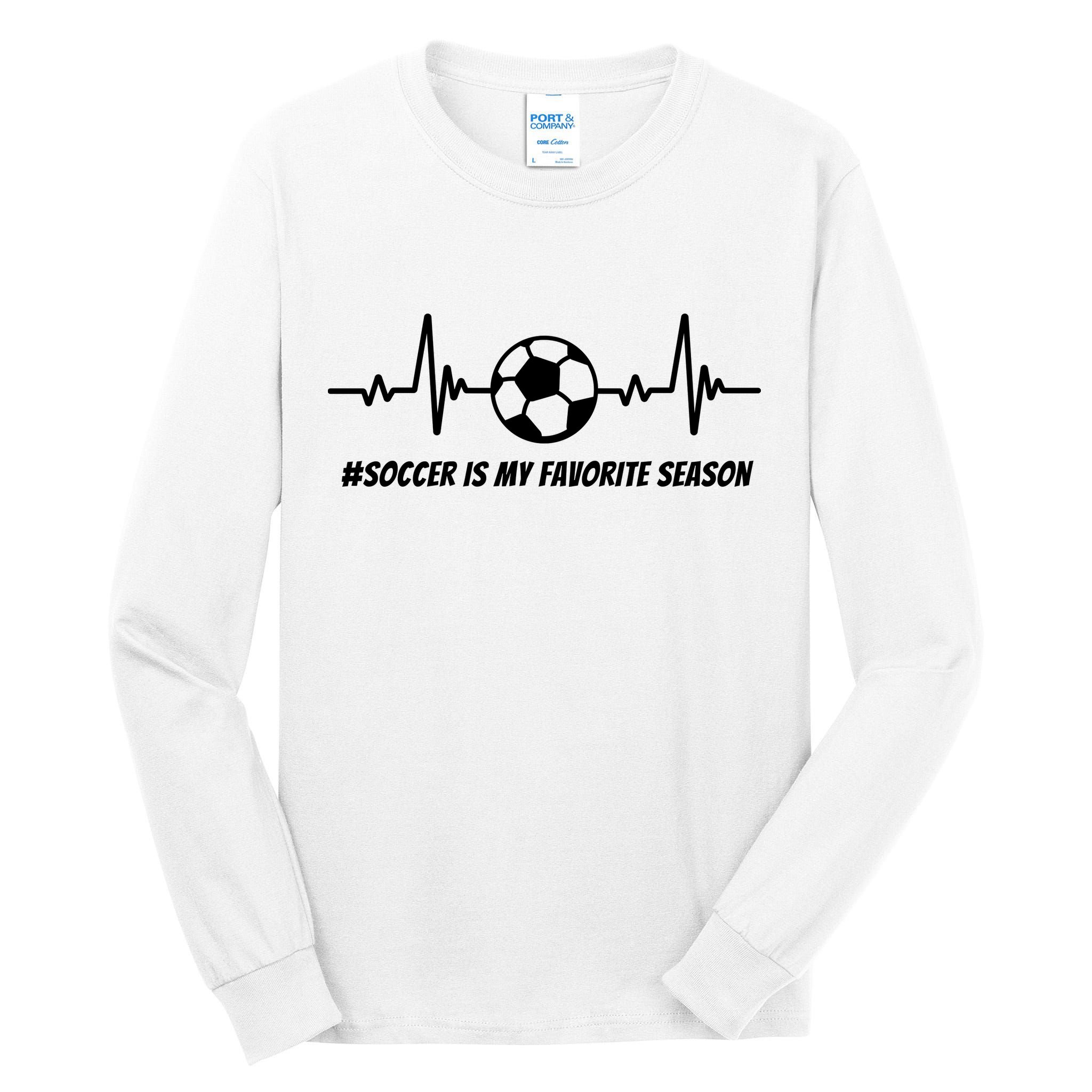 Soccer Is My Favorite Season Tall Long Sleeve T-Shirt