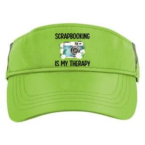 Scrapbooking Is My Therapy Scrapbooker Scrapbook Meaningful Gift Adult Drive Performance Visor