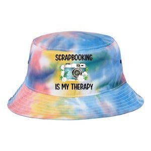 Scrapbooking Is My Therapy Scrapbooker Scrapbook Meaningful Gift Tie Dye Newport Bucket Hat