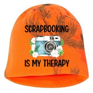 Scrapbooking Is My Therapy Scrapbooker Scrapbook Meaningful Gift Kati - Camo Knit Beanie