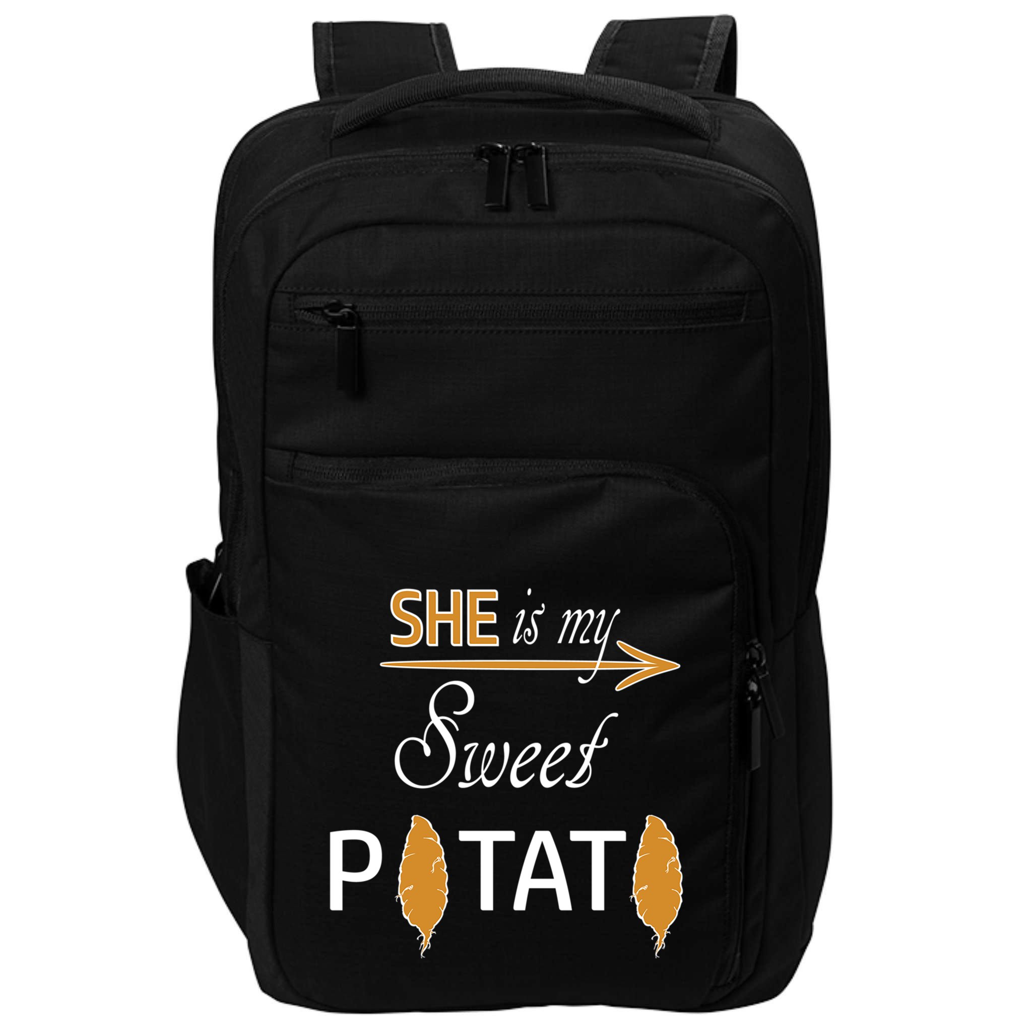 She Is My Sweet Potato Funny Matching Couple Costume Meaningful Gift Impact Tech Backpack