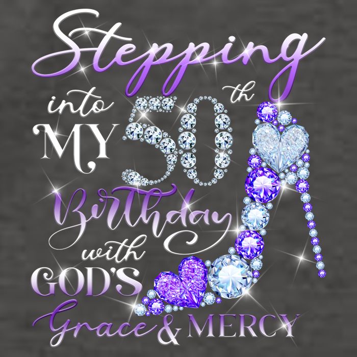 Stepping into my 50th birthday with God's grace & Mercy Vector Backpack
