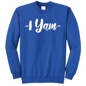 She Is My Sweet Potato I Yam Couple Matching Thanksgiving Gift Tall Sweatshirt