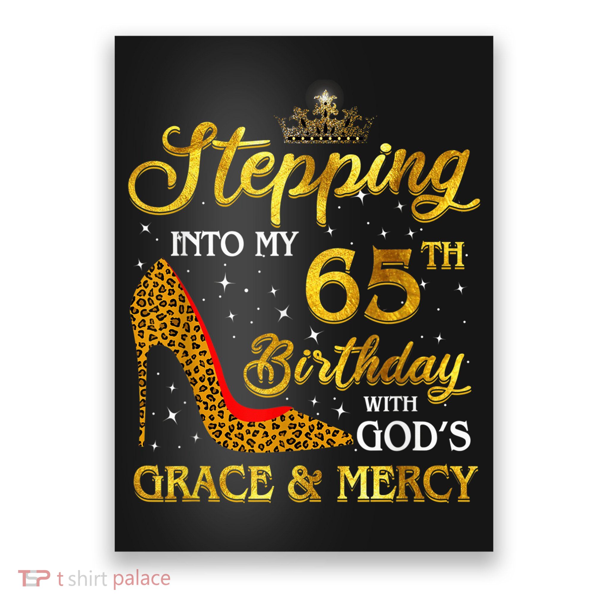 Stepping Into My 65th Birthday Gift Girl Wo 65 Year Old Poster