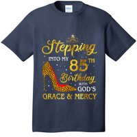 Stepping Into My 85th Birthday Present Gift Girl Wo 85 Year Old T-Shirt