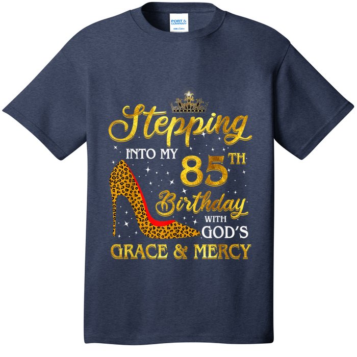 Stepping Into My 85th Birthday Present Gift Girl Wo 85 Year Old T-Shirt