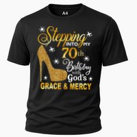 Stepping into my 70th birthday with God's grace & Mercy Cooling Performance Crew T-Shirt