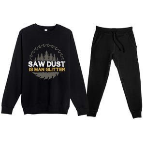 Sawdust Is Man Premium Crewneck Sweatsuit Set