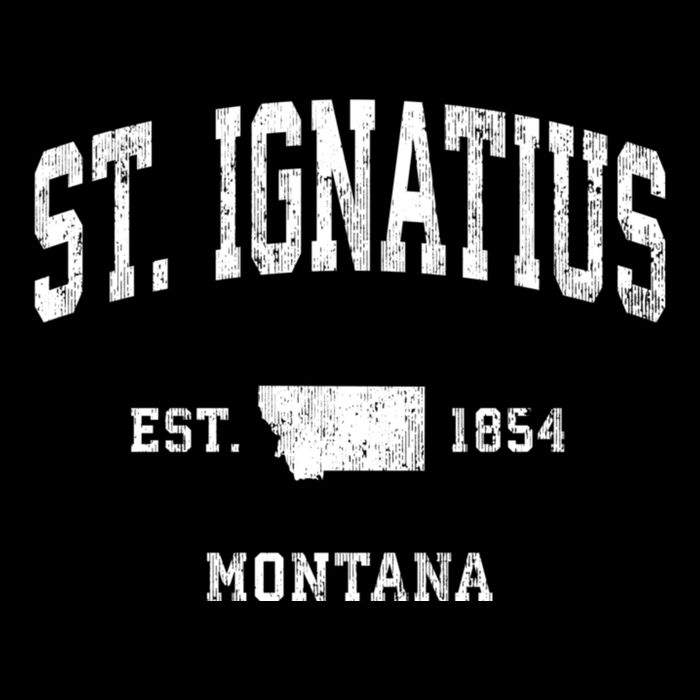 St. Ignatius Montana Mt Vintage Athletic Sports Design Doggie Tank