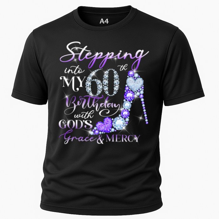 Stepping into my 60th birthday with God's grace & Mercy Cooling Performance Crew T-Shirt