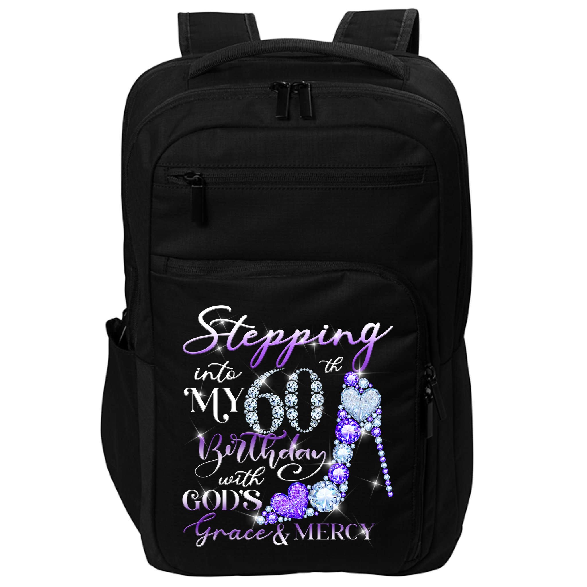Stepping into my 60th birthday with God's grace & Mercy Impact Tech Backpack