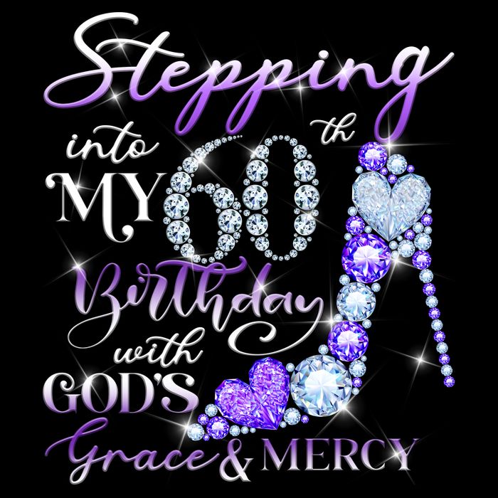 Stepping into my 60th birthday with God's grace & Mercy Magnet