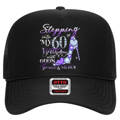 Stepping into my 60th birthday with God's grace & Mercy Trucker Hat
