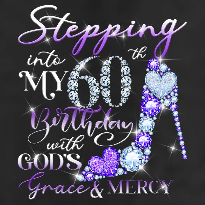 Stepping into my 60th birthday with God's grace & Mercy Golf Towel