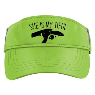 She Is My Tiful Halloween Costume Ghost Matching Couple Gift Adult Drive Performance Visor