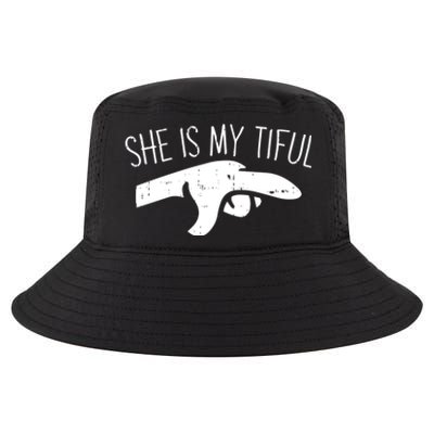 She Is My Tiful Halloween Costume Ghost Matching Couple Gift Cool Comfort Performance Bucket Hat