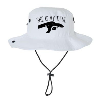 She Is My Tiful Halloween Costume Ghost Matching Couple Gift Legacy Cool Fit Booney Bucket Hat