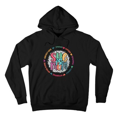 She Is Mom Greatly Love Strong Chosen Beautiful Hoodie