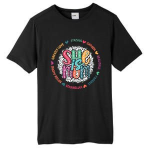 She Is Mom Greatly Love Strong Chosen Beautiful Tall Fusion ChromaSoft Performance T-Shirt