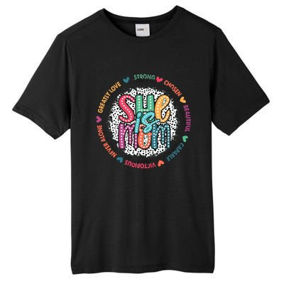 She Is Mom Greatly Love Strong Chosen Beautiful Tall Fusion ChromaSoft Performance T-Shirt